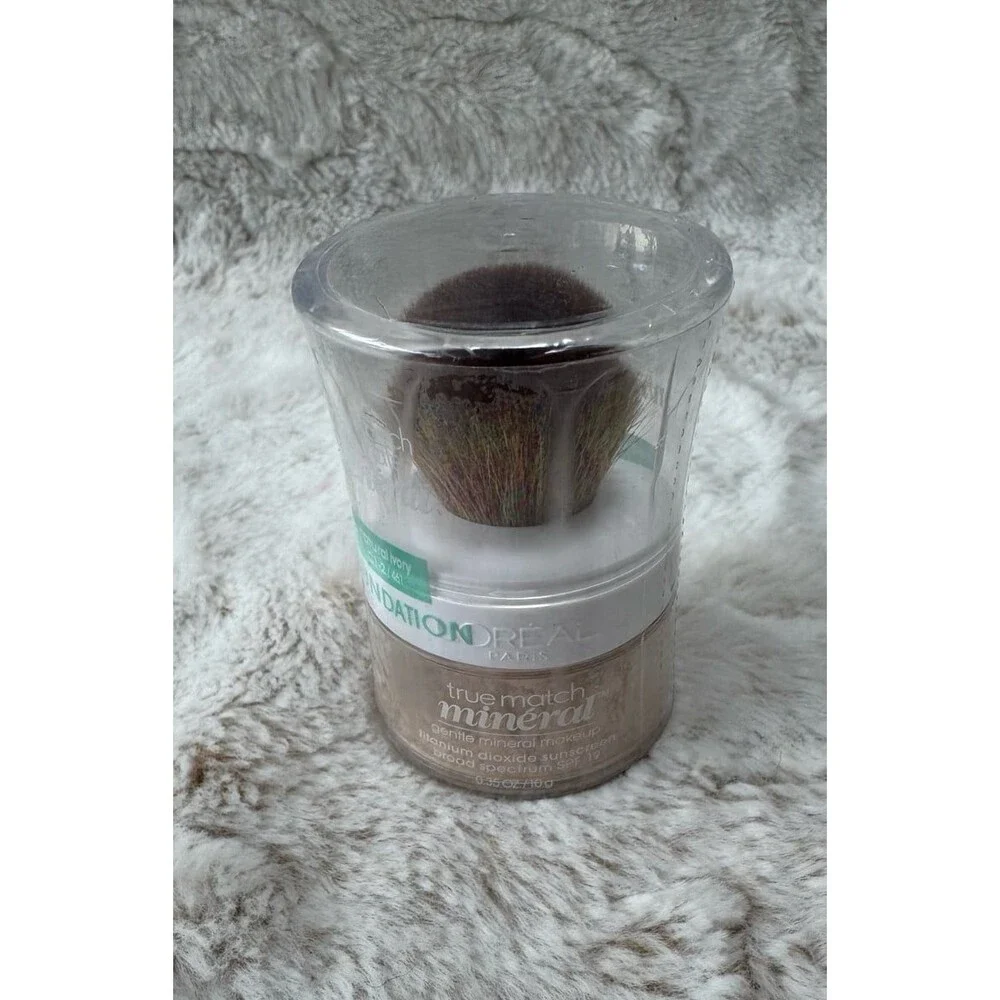 L'Oreal Paris True Match Mineral Foundation Powder C-1-2/ 416 Natural Ivory NEW